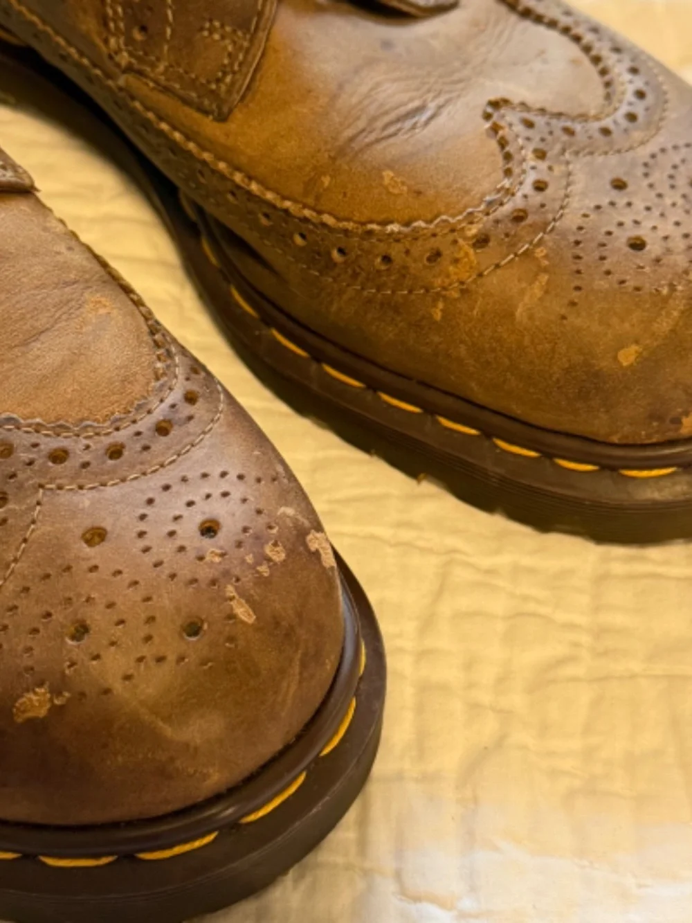Vintage Dr. Martens Made in England Wingtip Oxfords